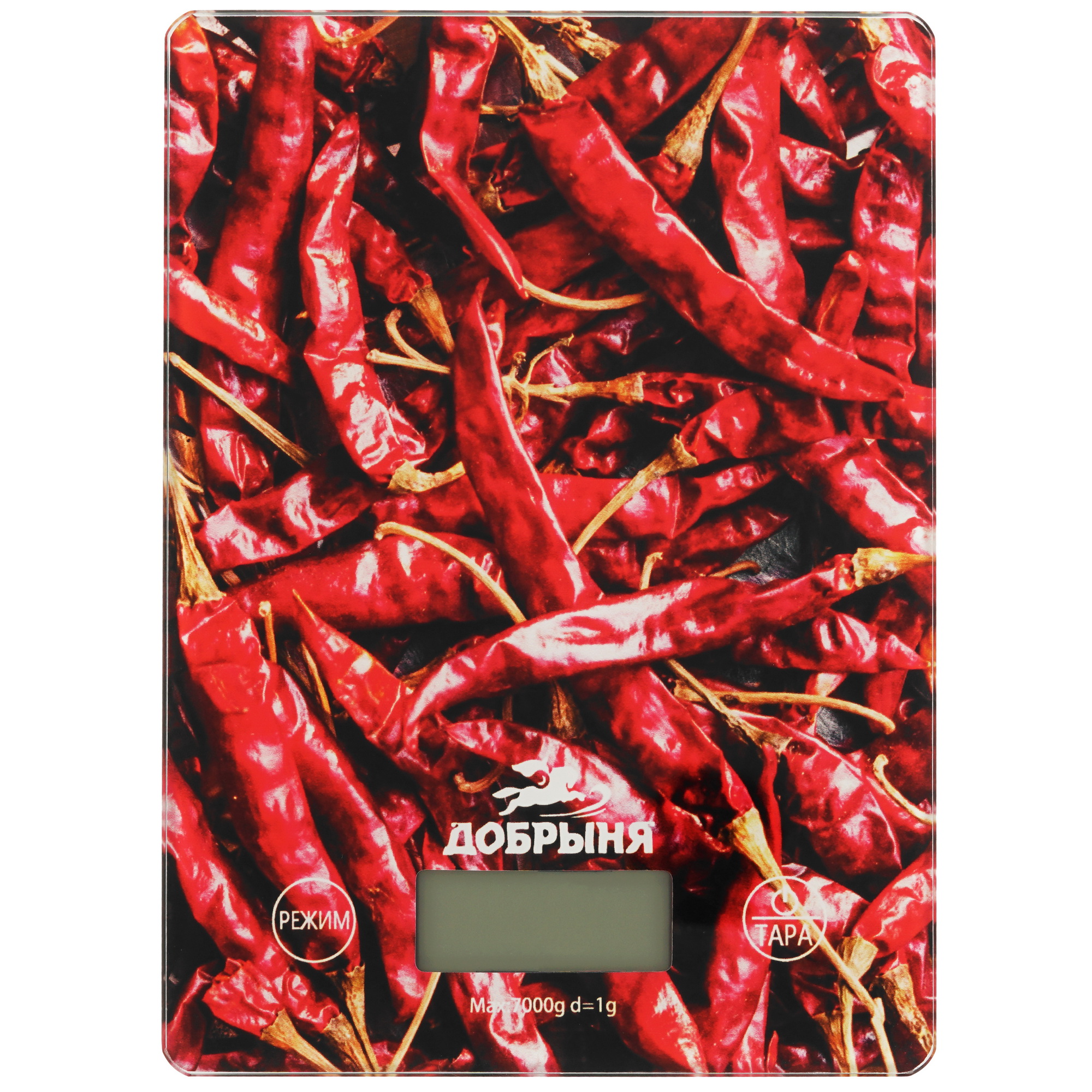 9071884 Кухонные весы Добрыня DO-3011P красный STDN-0007099