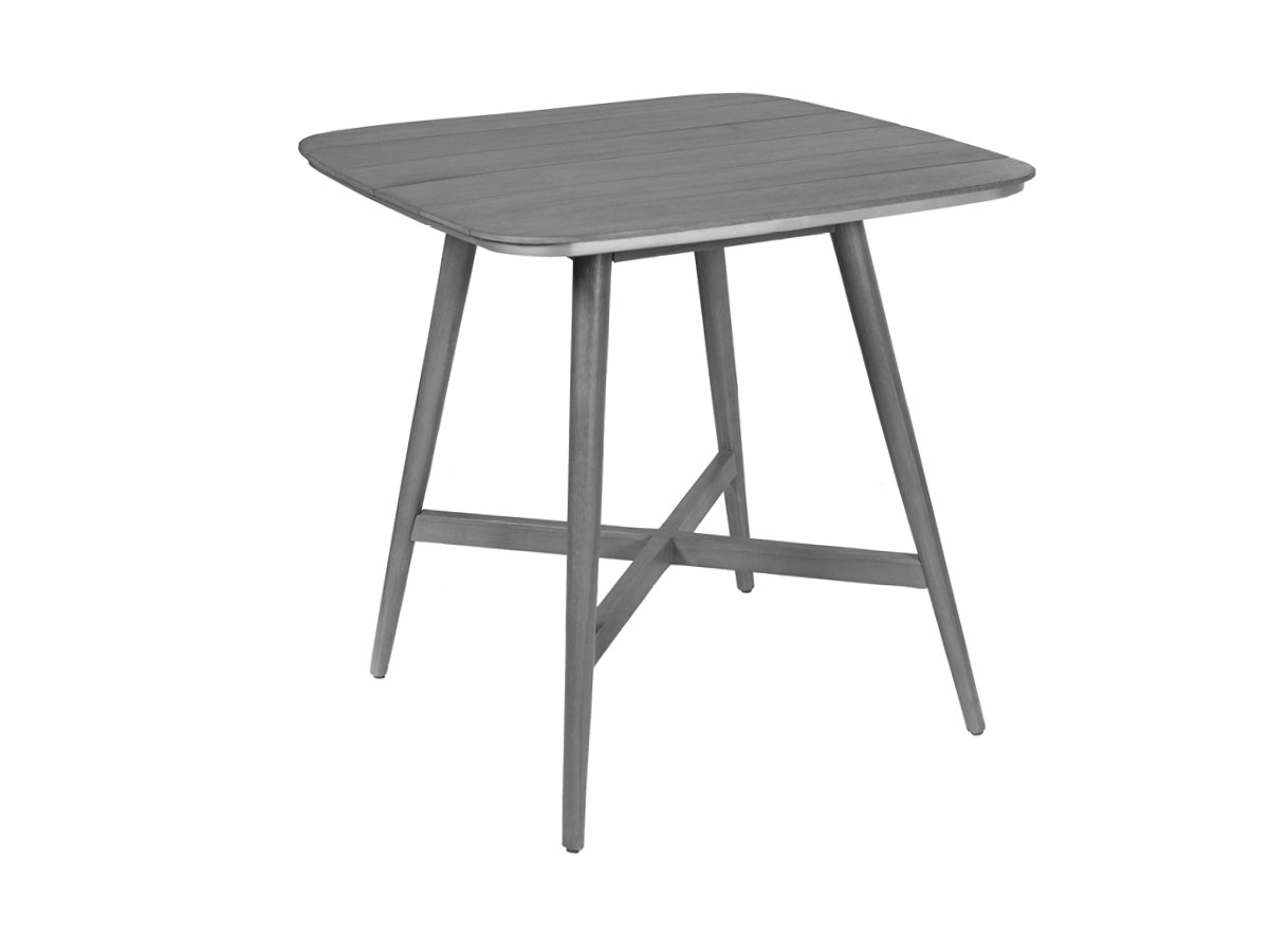 72.00.0526 Стол барный Iconic Stone серый 90 × 90 Mbm 