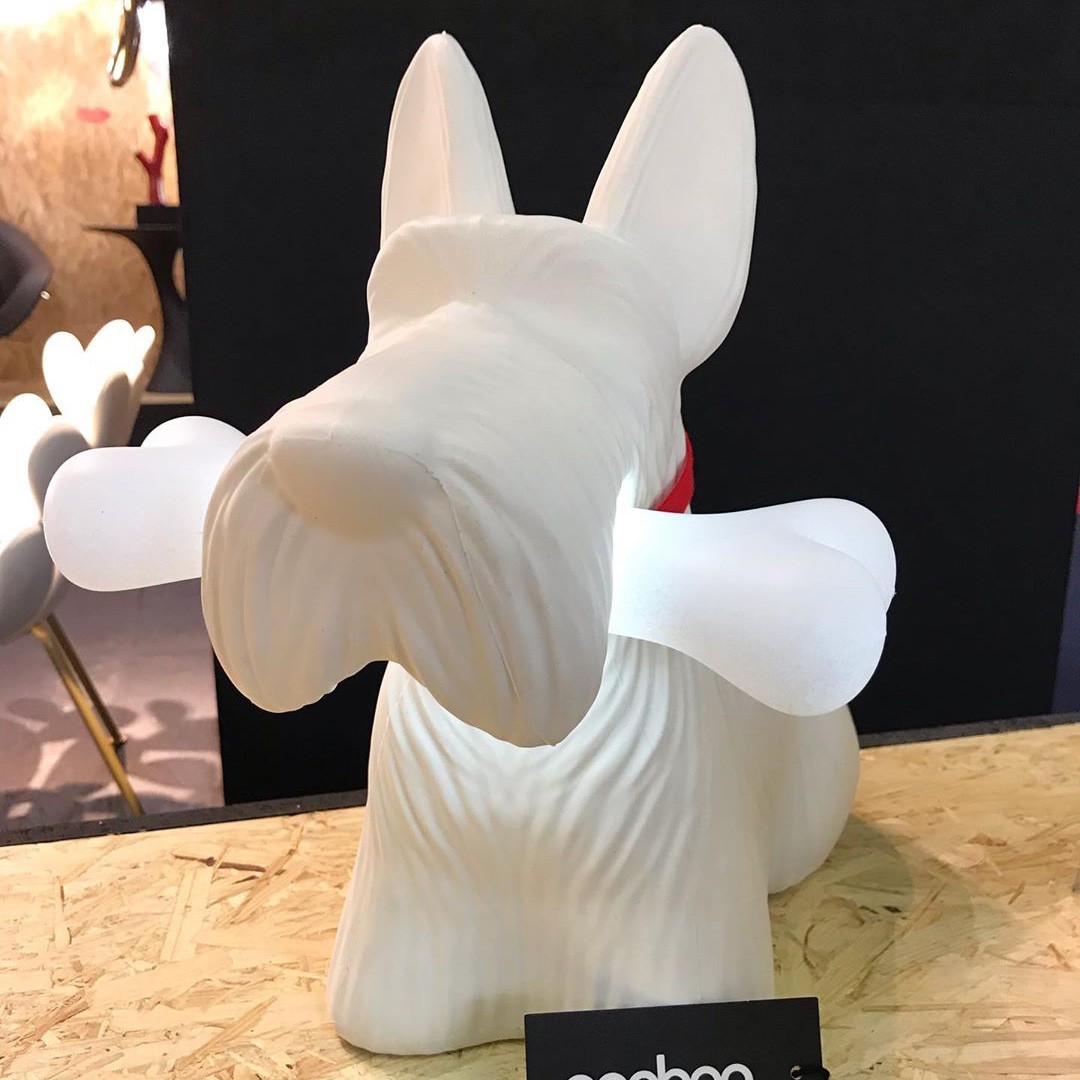 Qeeboo SCOTTIE 34001WH White лампа настольная 120367 - Вид №2