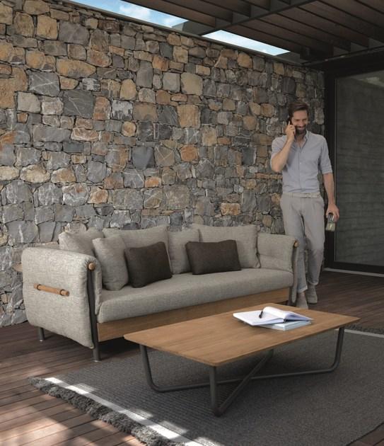 Talenti Низкий садовый стол из тика Domino Domtcr - Вид №4