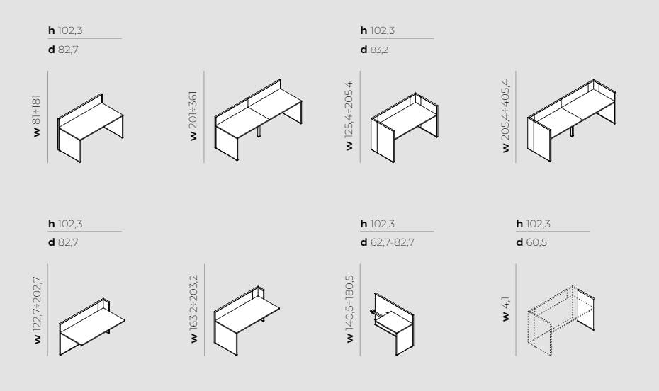 Banco reception Bralco OUTLINE ARCH-00033369 - Вид №7