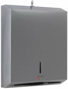 GEDY Диспенсер для бумажных полотенец из нержавеющей стали  2444