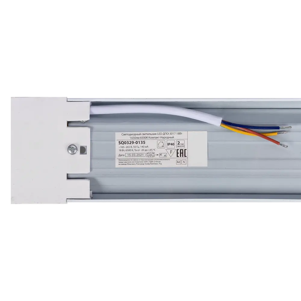 TDM ELECTRIC ДПО 3017 - Линейный светильник с датчиком движения, 590 мм 82660846 STLM-0033121 - Вид №5