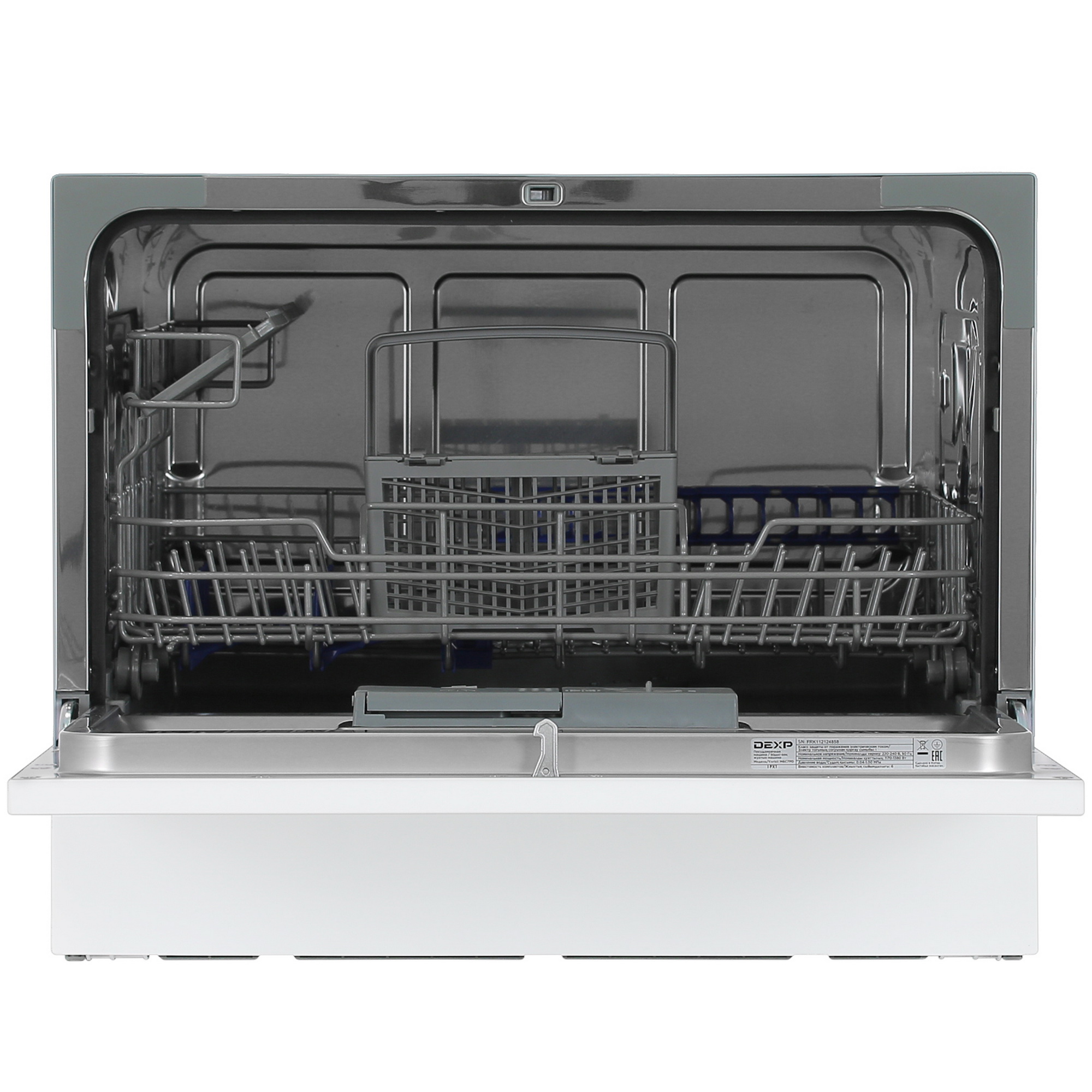 1237166 Посудомоечная машина DEXP M6C7PD белый STDN-0112553 - Вид №5