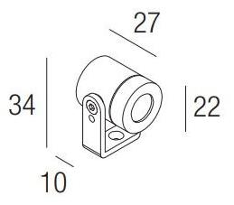 Flexalighting Регулируемый алюминиевый светодиодный проектор для улицы sun-id-1464665 - Вид №2
