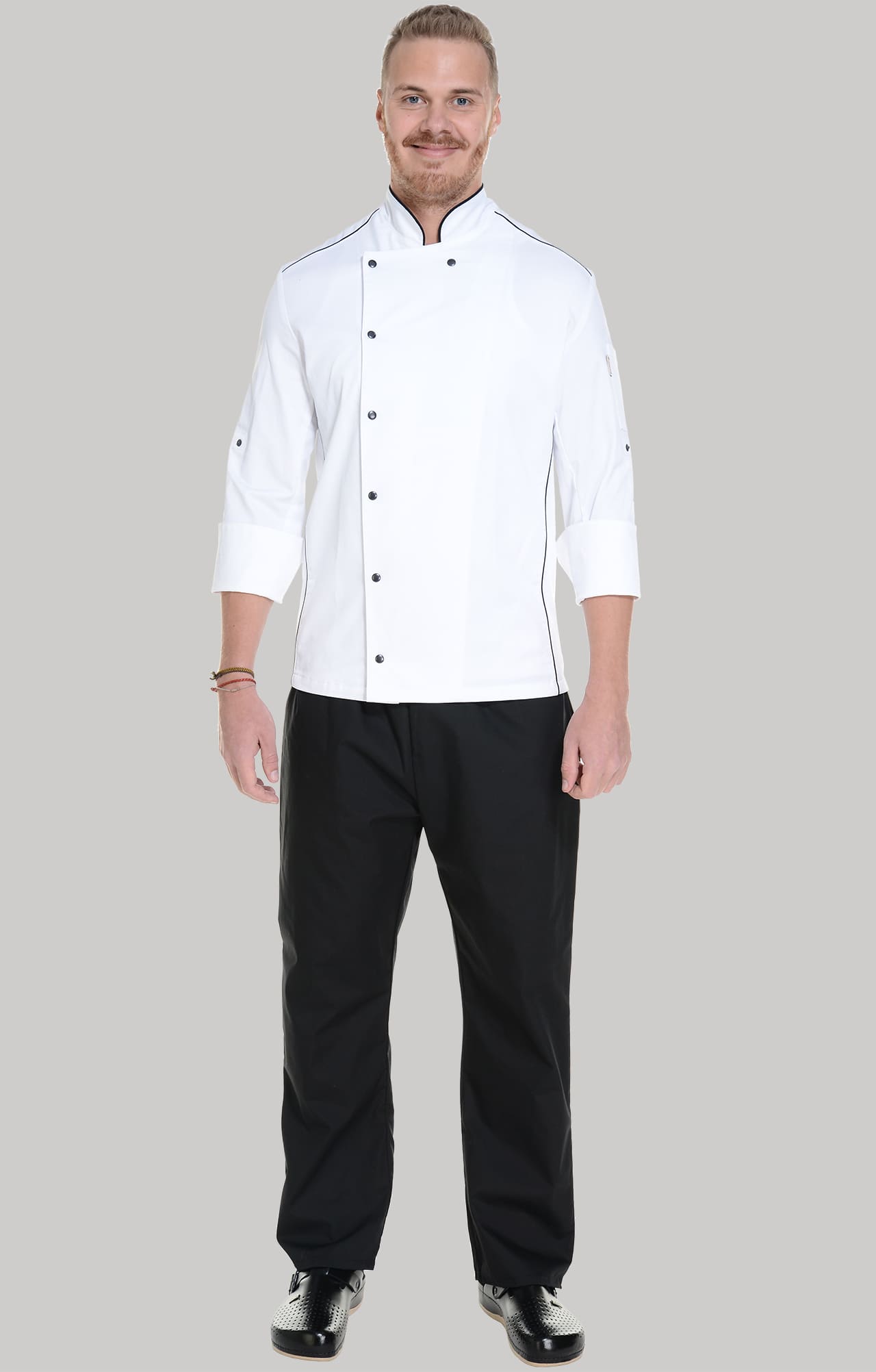 62616 Китель поварской white RICON  Одежда для поваров  размер 52 (XL)  - Вид №11