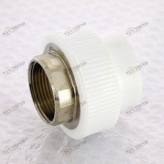 Муфта В под ключ PRO AQUA полипропиленовая 40x1'1/4 PA22520P