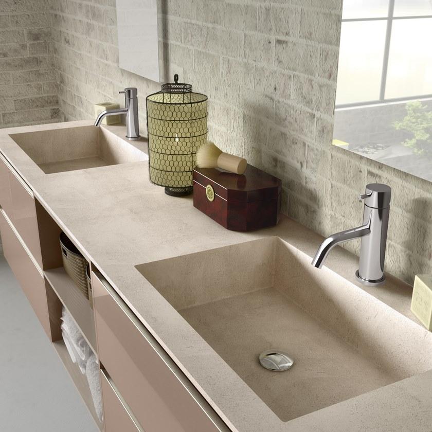 Gruppo Geromin Двойная подвесная тумба под умывальник с ящиками Change sun-id-1352602 - Вид №2