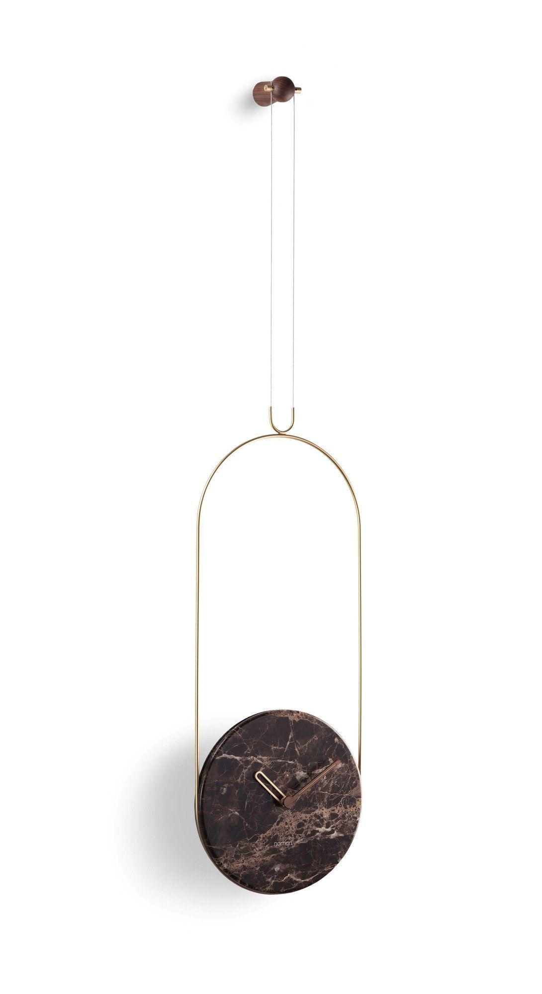 Настенные мраморные часы Dark Emperador NOMON Pendulums ARCH-00109827 - Вид №1