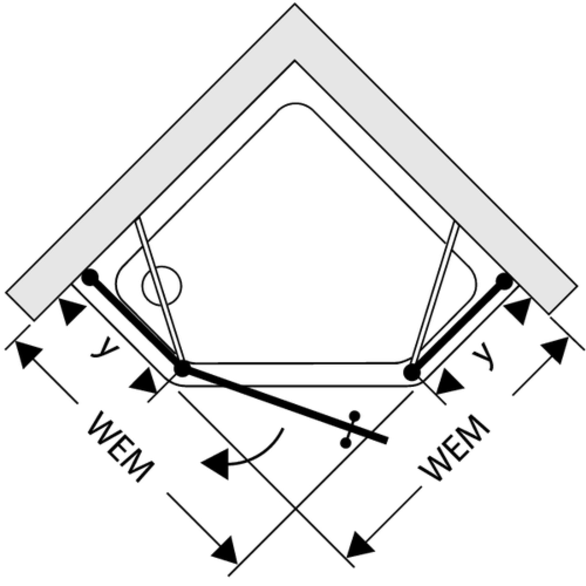 228.500000 Magic Top Collection душевая кабина Duscholux 45674 - Вид №2