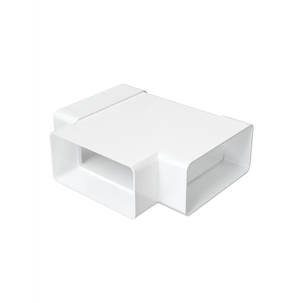 Тройник для плоских воздуховодов Fonet 55x110 мм пластик STLM-2207822 - Вид №6