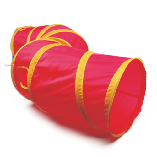 ПР0038099 Тоннель для кошек шуршащий розовый 25х110см, полиэстер MAJOR 