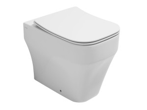 Туалет в оконном шкафу без бриды на полу