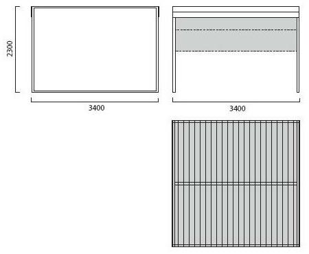Coro Отдельностоящая стальная пергола sun-id-1462485 - Вид №1