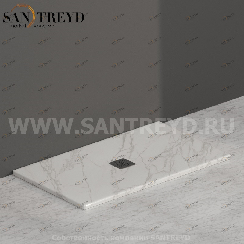 DT121AC Душевой поддон 120x70 керамический Globo Ceramica Globo DOCCIATRE
