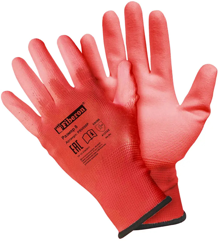 Fiberon: Садовые перчатки с полиуретановым покрытием для защиты рук 89162672