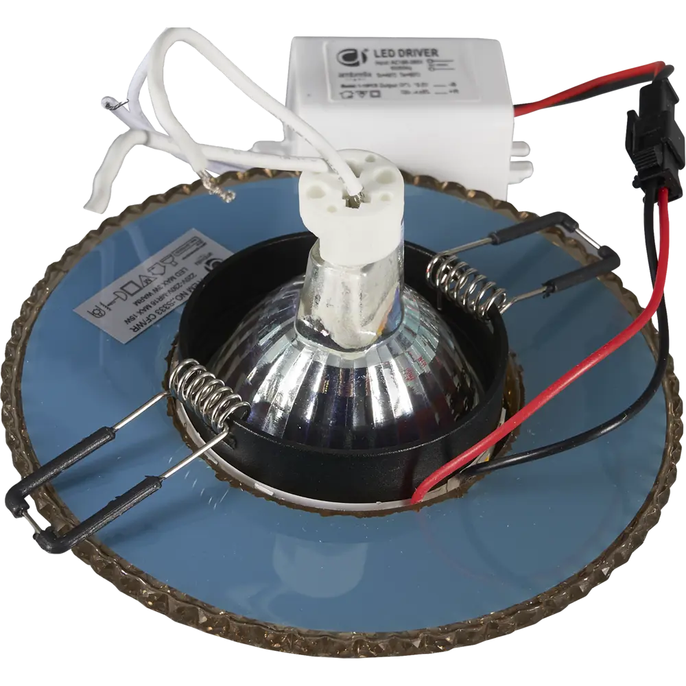 Светильник точечный встраиваемый S333 CF/WR 65 мм, 2.5 м², цвет хром/кофе Ambrella light STLM-2157537 - Вид №5