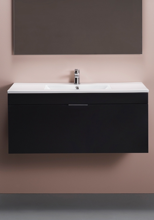 1580031 Go Шкаф Для Умывальника 1000 Черный Hafa  Черный 