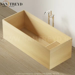 Ванна свободностоящая WOODLINE V светлый дуб