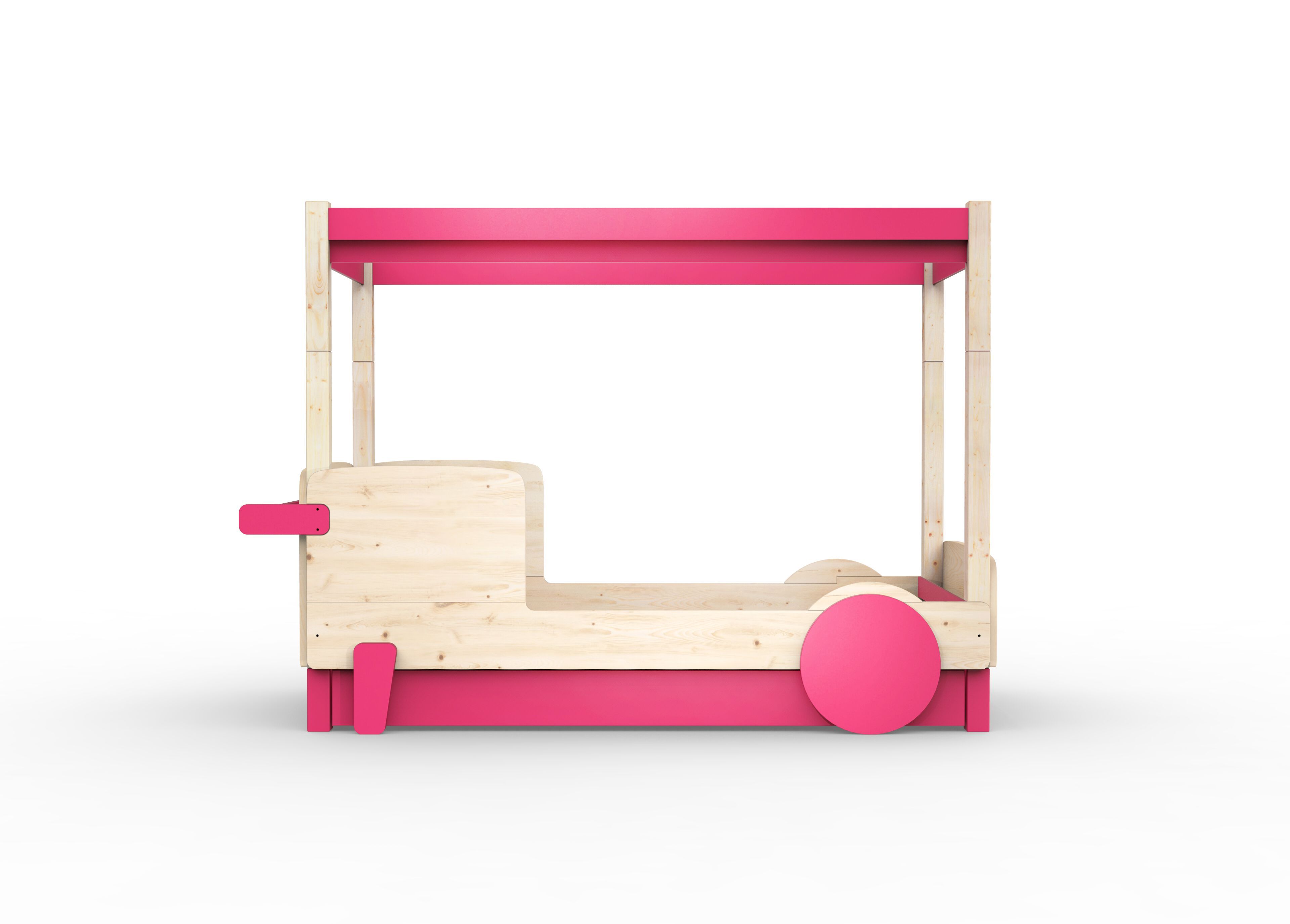 Деревянная выдвижная односпальная кровать с балдахином Mathy by Bols ARCH-00151317 - Вид №20