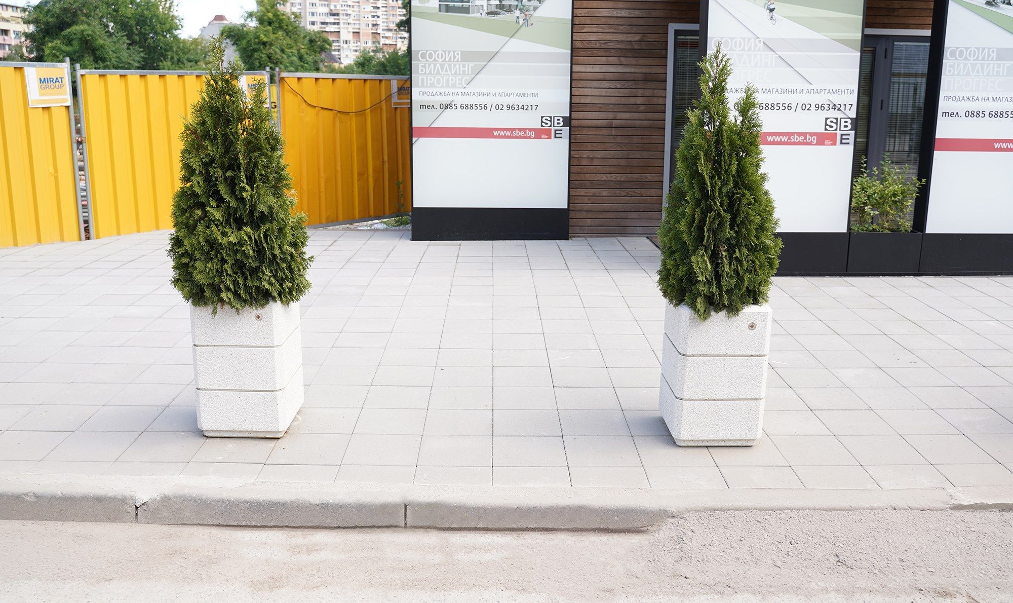 Бетонная квадратная плантатор ENCHO ENCHEV - ETE 76/77 ARCH-00079923 - Вид №5