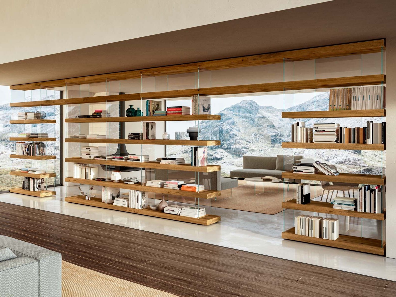 Секционная библиотека Lago Air ARCH-00038792 - Вид №1