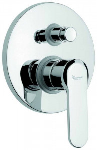 77019CR Emmevi Nefer, встраиваемый смеситель для душа на 2 выхода, с дивертером, цвет хром