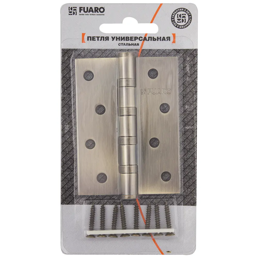 13965186 Петля универсальная Fuaro 4BB 100x75x2.5 мм сталь цвет бронза STLM-0004064  - Вид №3