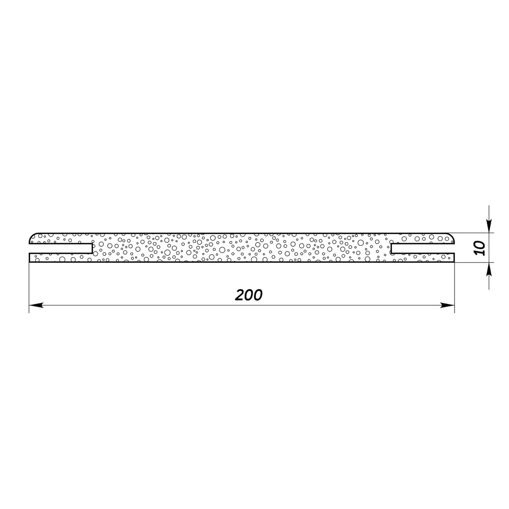 Добор Паудер телескопический 2070x200x10 мм Hardflex цвет белый 89462183 STLM-2112356 KREAFORTA  - Вид №2
