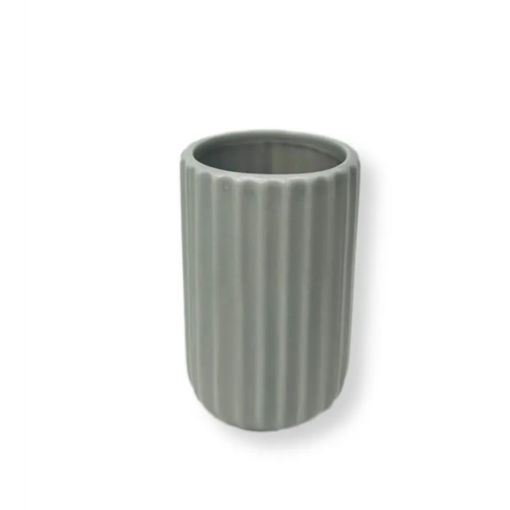 Керамический стакан Primanova для зубных щеток в сером матовом исполнении 89380961 STLM-1572424