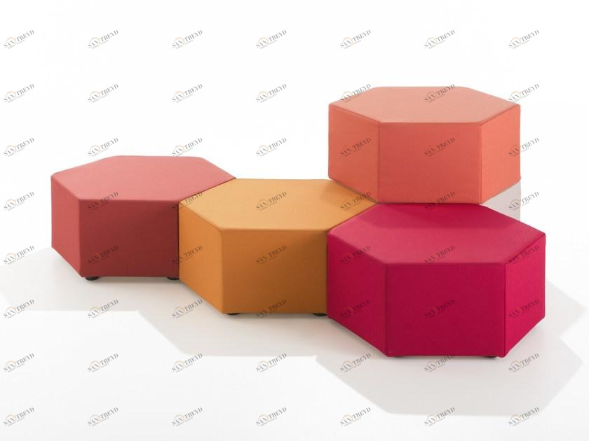 B-LINE Пуф из ткани sun-id-1500215