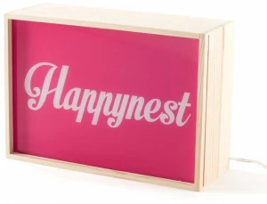 Seletti Светящаяся буква из дерева Lighthink boxes
