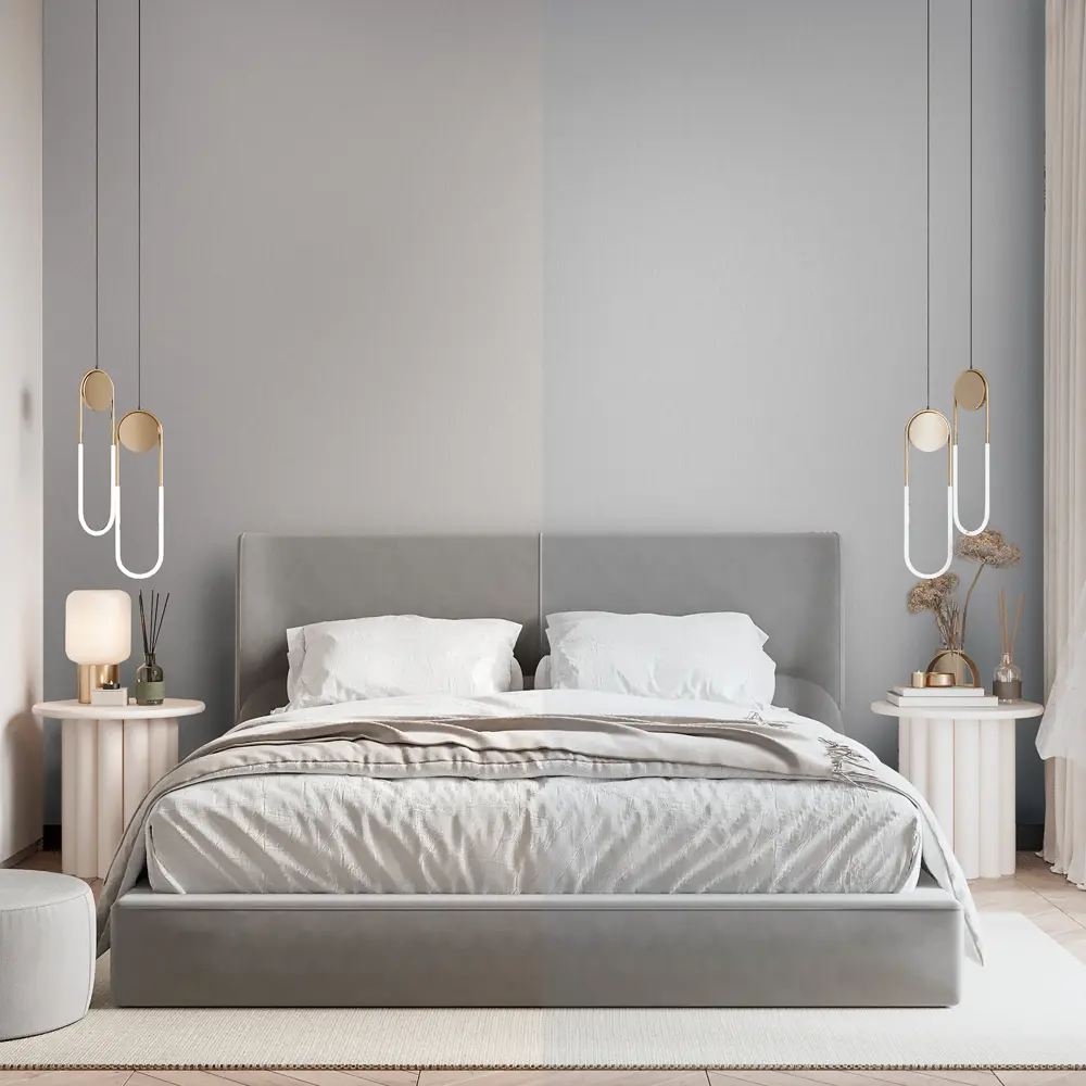 Флизелиновые обои Wallsecret Campo серые 1.06 м 89400485 STLM-1486800 - Вид №5