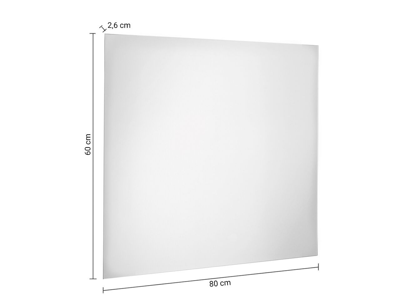 Прямоугольное зеркало со встроенным освещением для ванной комнаты GEDY ALFRED ARCH-00035758 - Вид №5