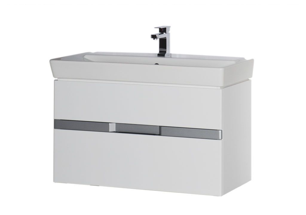 Тумба с раковиной Aquanet Виго 100 белый 0018340300168784 - Вид №3