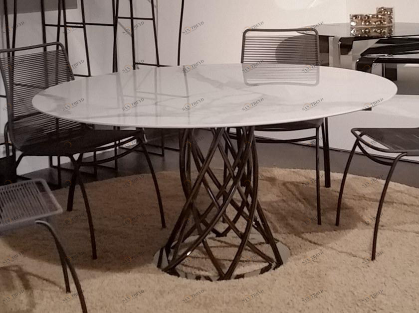 F.lli Orsenigo Круглый стол из каррарского мрамора sun-id-1361957