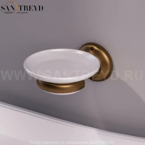 Мыльница SIMAS бронзовая