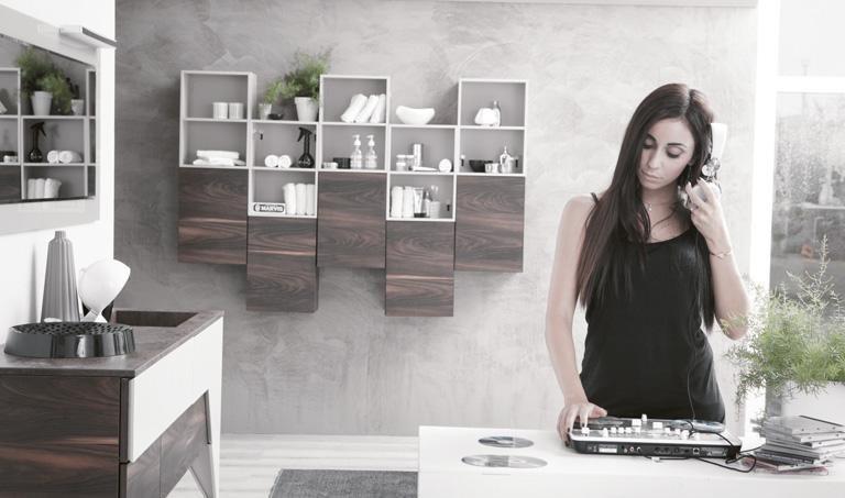 BMT Тумба под умывальник с зеркальным шкафом Sound.tekno sun-id-1479939 - Вид №2