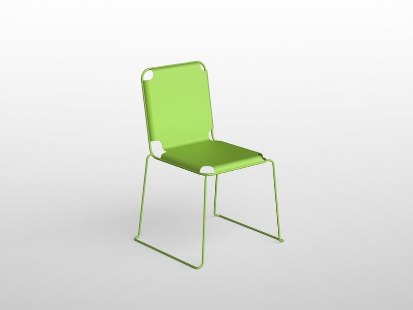 Officine Tamborrino Стул со стальными санями sun-id-1507768 - Вид №5