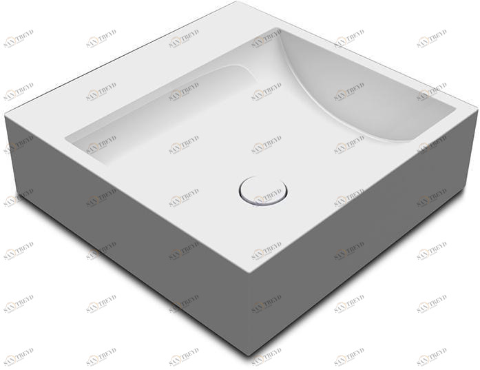 2510017 Накладная раковина на столешницу  овальная Vallvé Quarenta