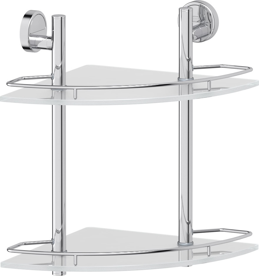 LUX 072 Полка угловая 2-х ярусная 28 cm FBS Luxia