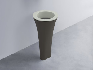 AMLA45-PM+AMPILT-CM+AMCOLT-FN Раковина Amedeo Tondo отдельностоящая cielo Enjoy + Amedeo