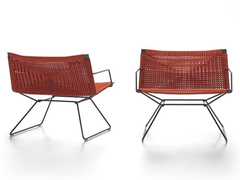 MDF Italia Кресло для садовых санок на веревке с подлокотниками Neil sun-id-1472930 - Вид №1