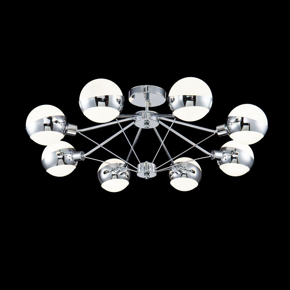 Потолочная люстра Freya Silvia FR5009CL-08CH белая FREYA ДИЗАЙНЕРСКИЕ, SILVIA 220648 Белый  - Вид №1