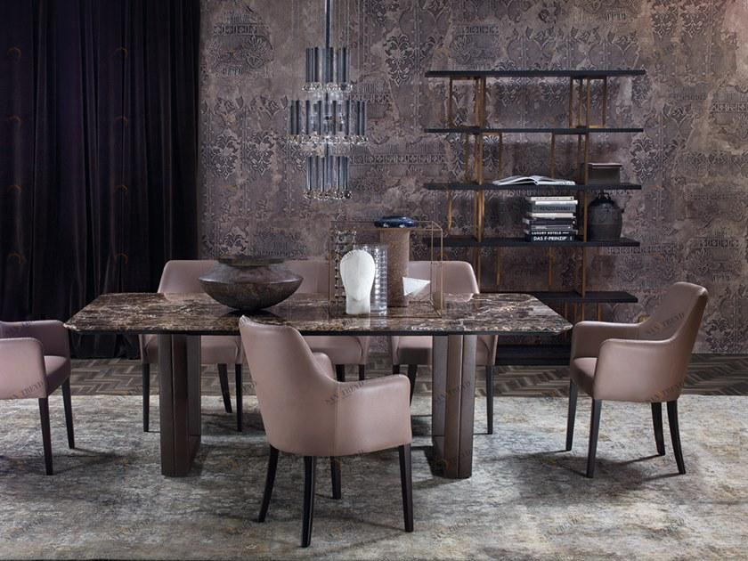 Borzalino Прямоугольный мраморный стол sun-id-1475099