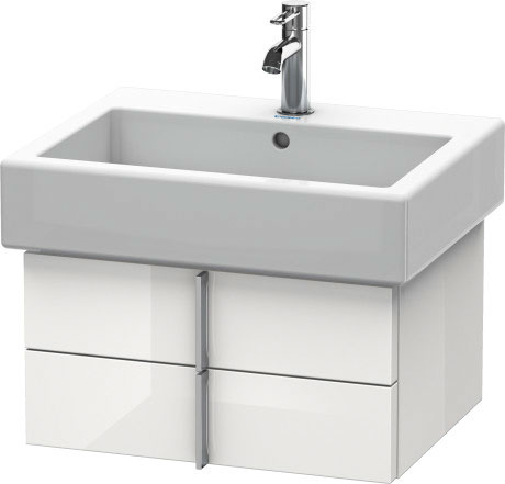 VE620404040 Тумбочка подвесная Vero #VE6204 550 x 431 мм Черный глянцевый лак Duravit - Вид №2