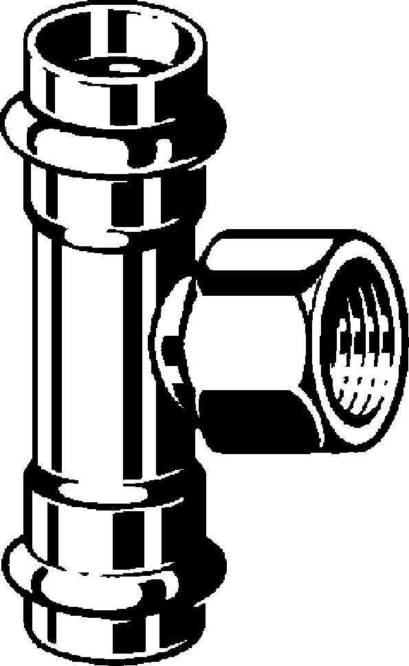 Viega Тройник Sanpress Inox 2317.2 (437190) 437 190 - Вид №1