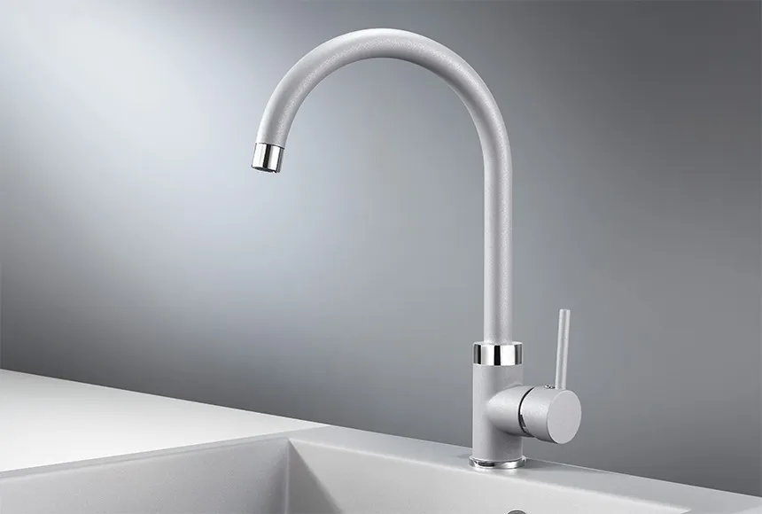 2125, АЛЮМИНИУМ, СМЕСИТЕЛЬ КУХОННЫЙ GRANULA 2125-ST17