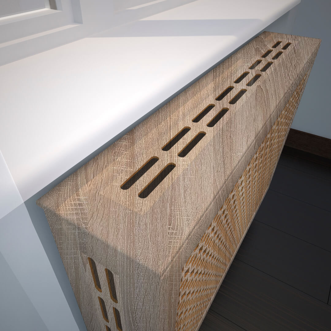 Крышка для экрана 60 см универсальная дуб винтаж STELLA Standart STSR-1047