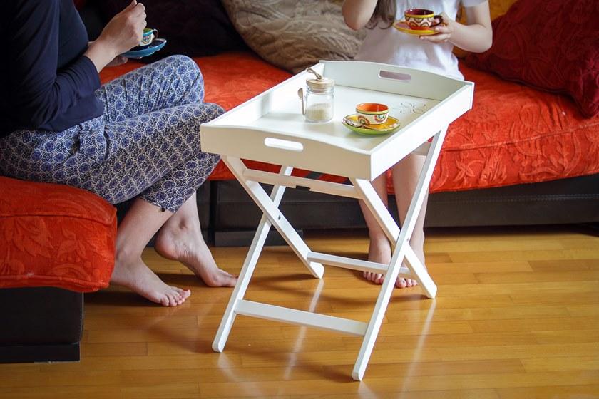 KARN Складной стол из бука с подносом Happy design 720c - Вид №6